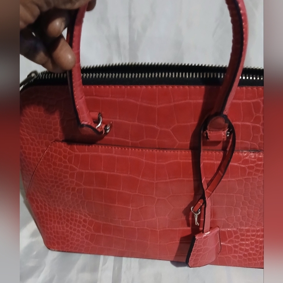 Zara Handbags - ZARA Tote Bag - Hot PNK hand handles /crossbody straps